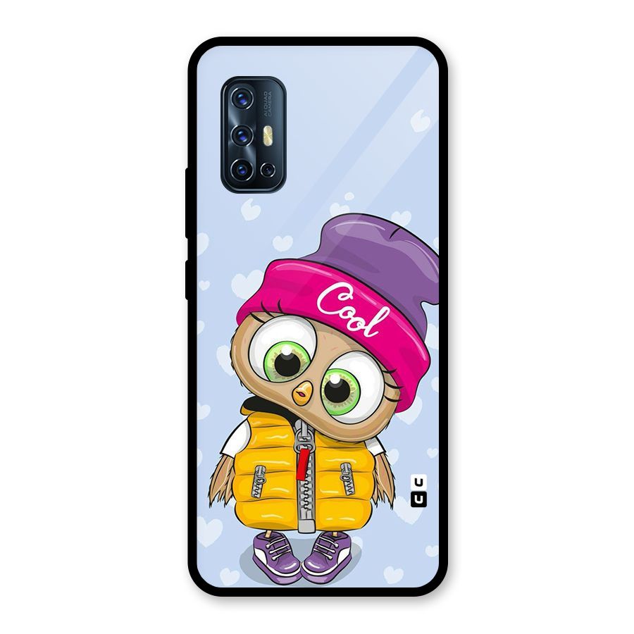 Cool Owl Glass Back Case for Vivo V17