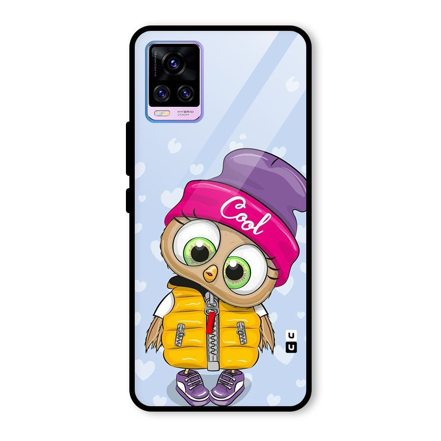 Cool Owl Glass Back Case for Vivo V20 Pro