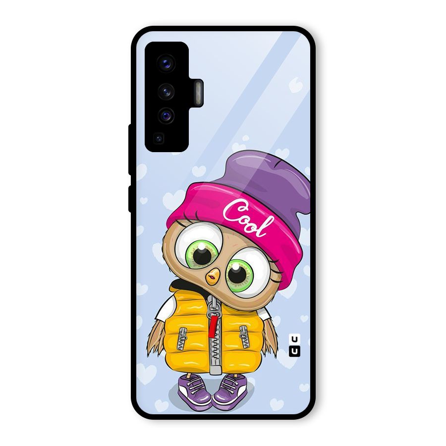 Cool Owl Glass Back Case for Vivo X50