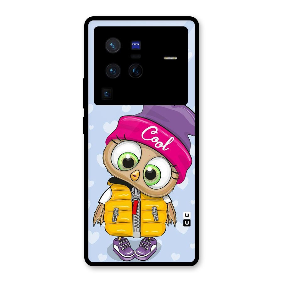 Cool Owl Glass Back Case for Vivo X80 Pro