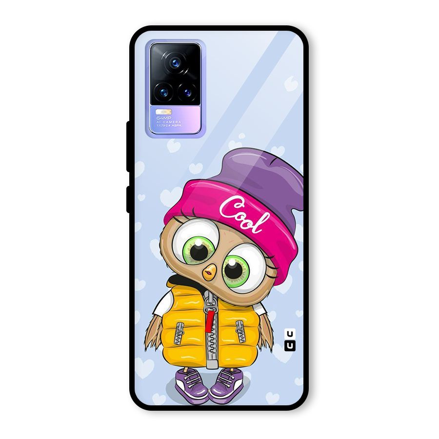 Cool Owl Glass Back Case for Vivo Y73