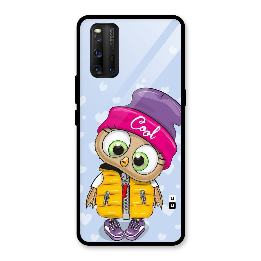 Cool Owl Glass Back Case for Vivo iQOO 3