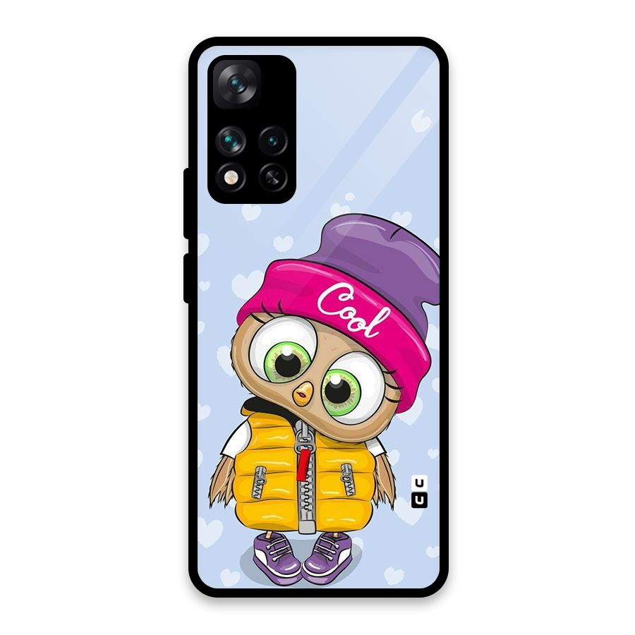 Cool Owl Glass Back Case for Xiaomi 11i HyperCharge 5G