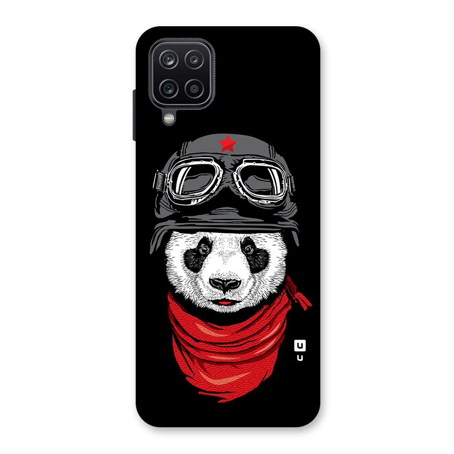 Cool Panda Soldier Art Back Case for Galaxy A12