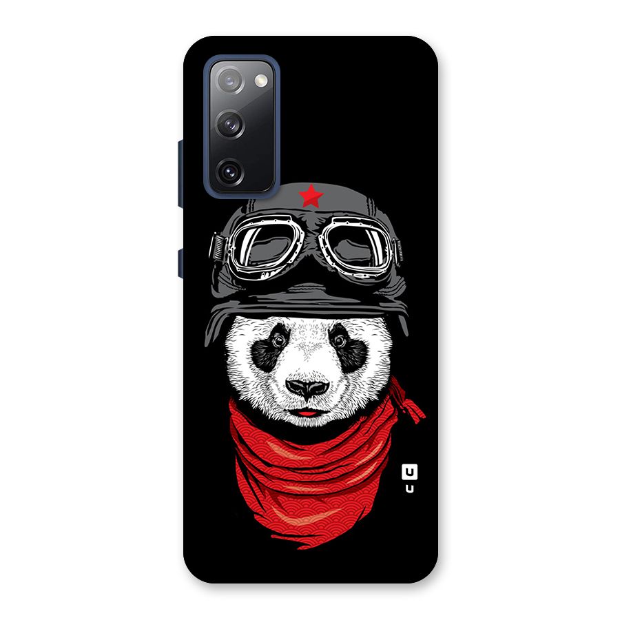 Cool Panda Soldier Art Back Case for Galaxy S20 FE