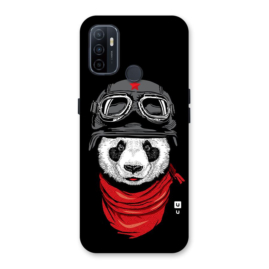 Cool Panda Soldier Art Back Case for Oppo A32
