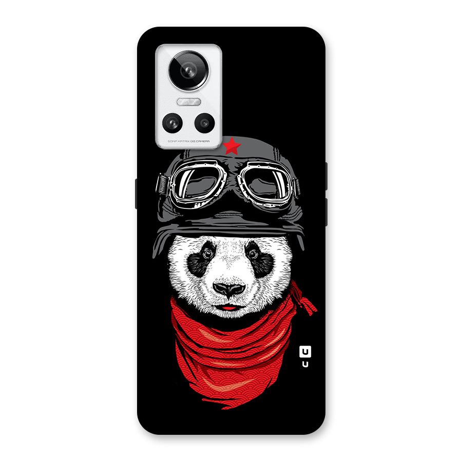 Cool Panda Soldier Art Back Case for Realme GT Neo 3