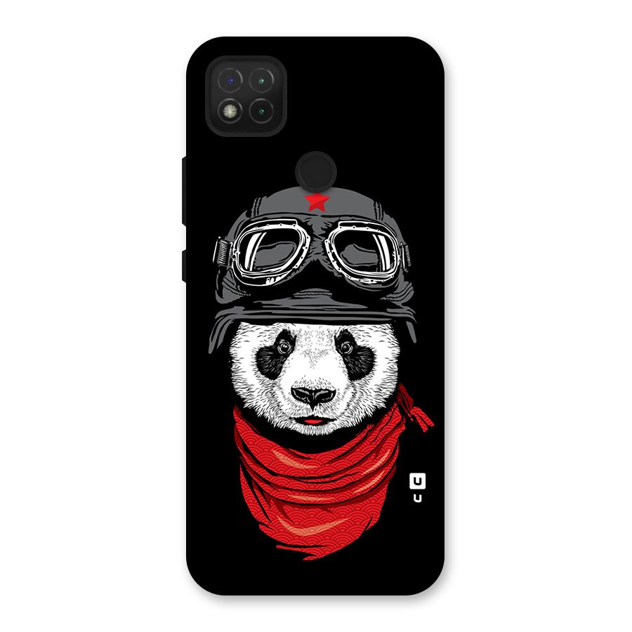 Cool Panda Soldier Art Back Case for Redmi 9