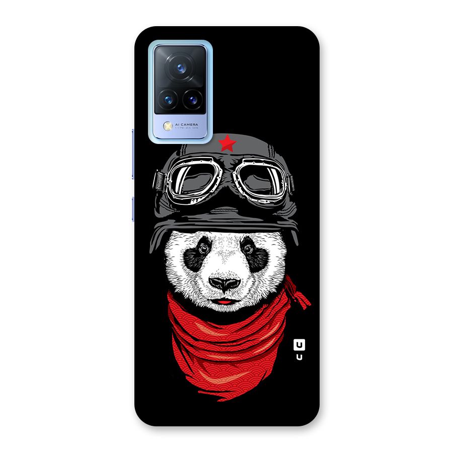 Cool Panda Soldier Art Back Case for Vivo V21 5G