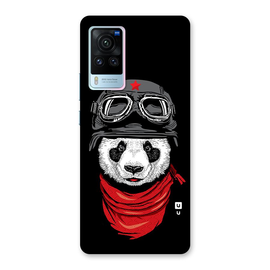 Cool Panda Soldier Art Back Case for Vivo X60 Pro