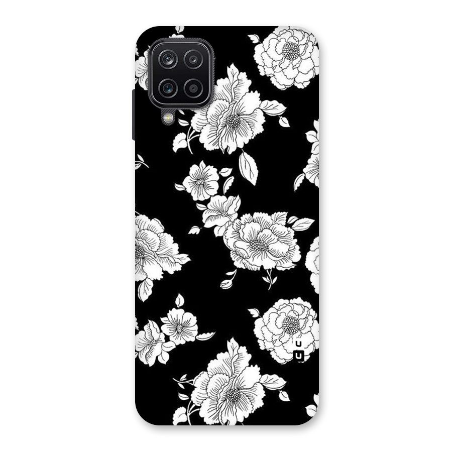 Cool Pattern Flowers Back Case for Galaxy A12