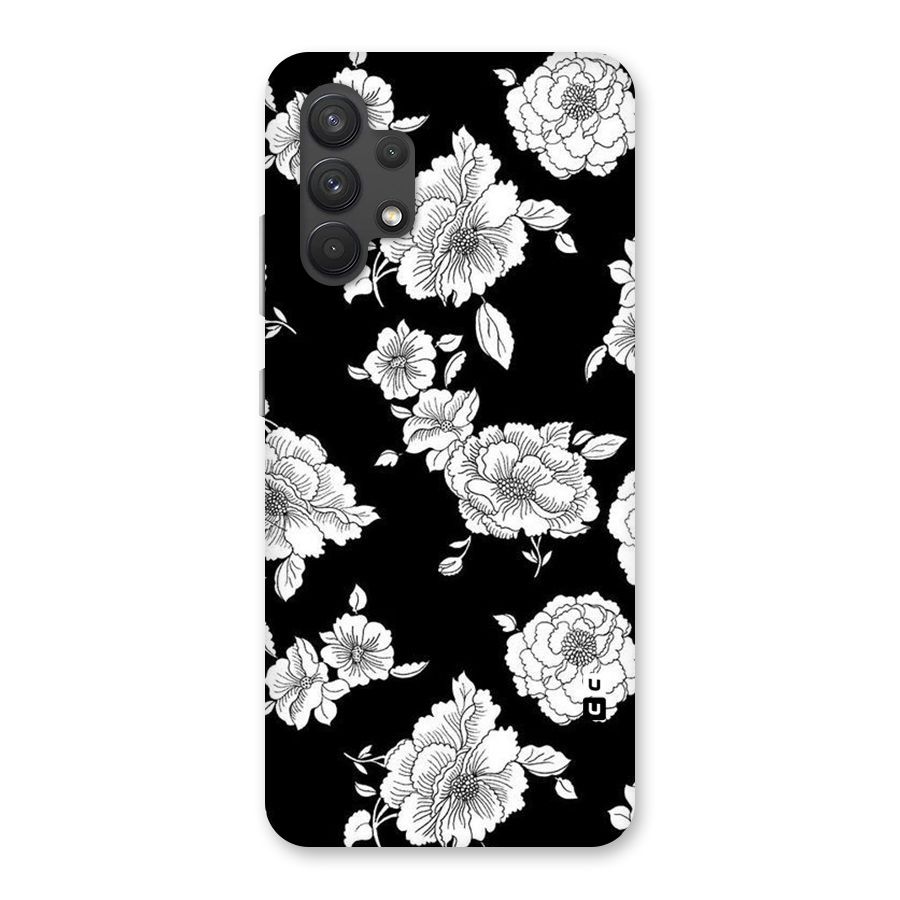 Cool Pattern Flowers Back Case for Galaxy A32