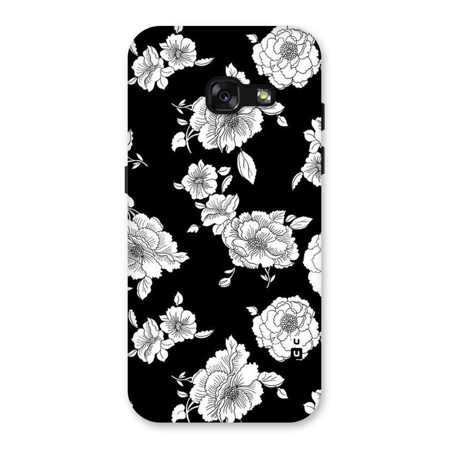 Cool Pattern Flowers Back Case for Galaxy A3 (2017)