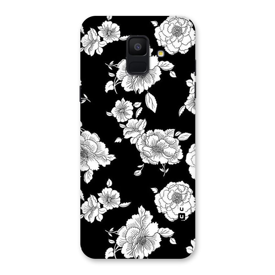 Cool Pattern Flowers Back Case for Galaxy A6 (2018)