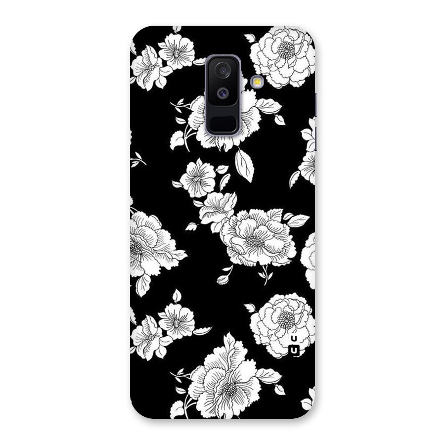 Cool Pattern Flowers Back Case for Galaxy A6 Plus