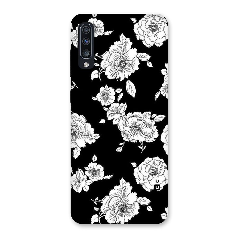 Cool Pattern Flowers Back Case for Galaxy A70