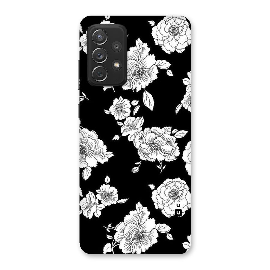 Cool Pattern Flowers Back Case for Galaxy A72