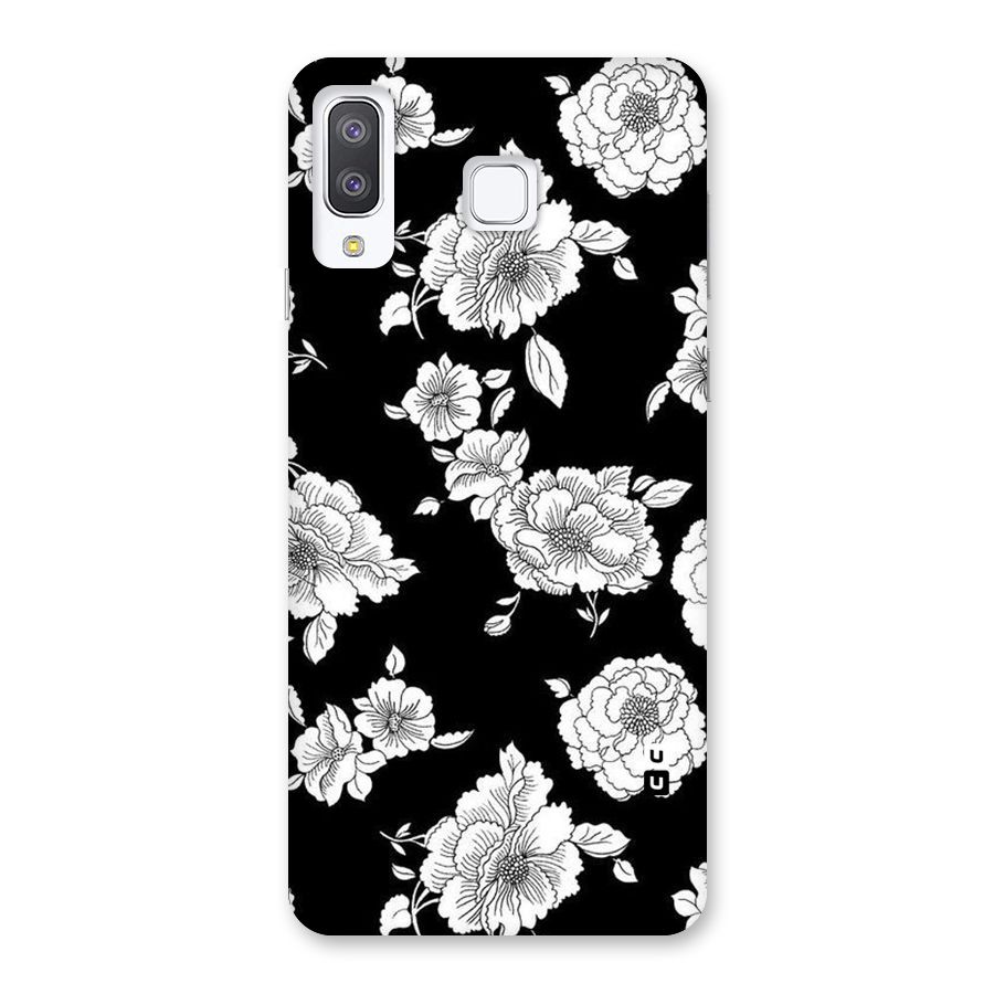 Cool Pattern Flowers Back Case for Galaxy A8 Star