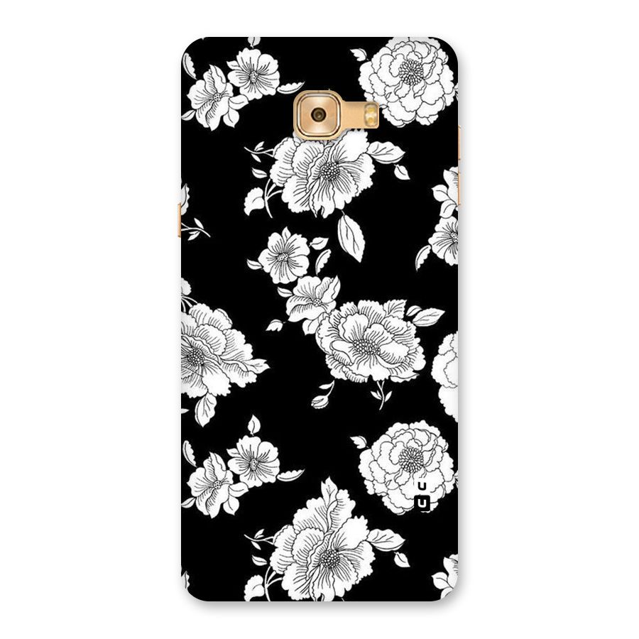 Cool Pattern Flowers Back Case for Galaxy C9 Pro