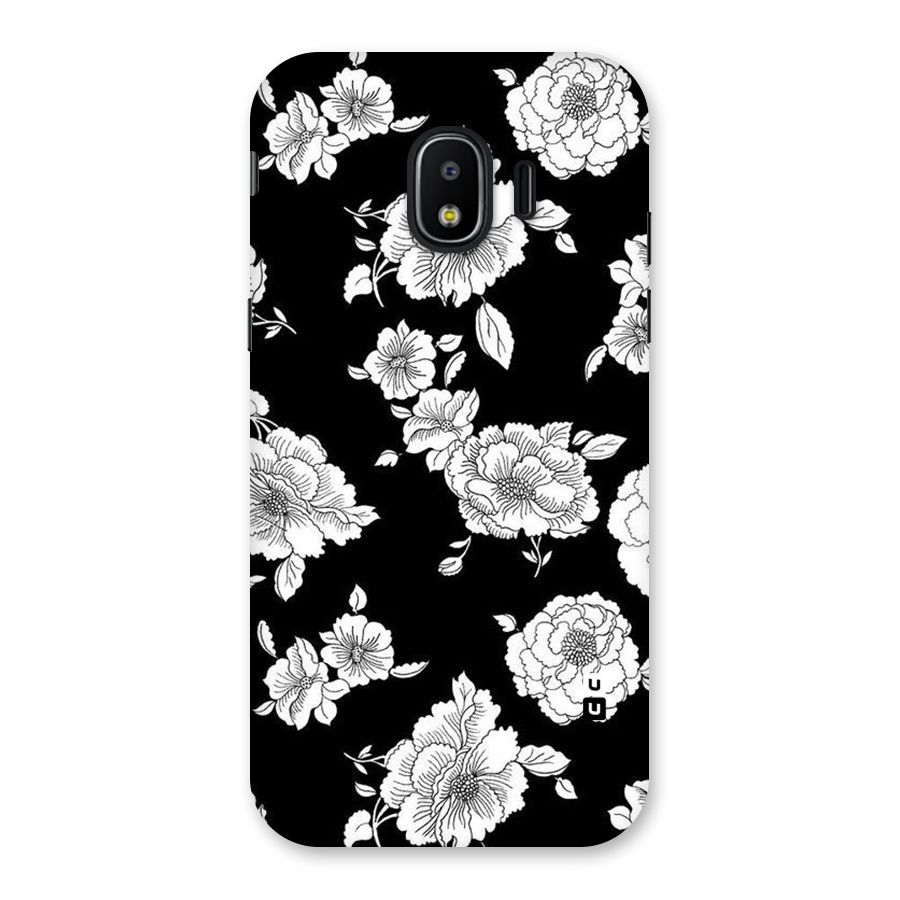 Cool Pattern Flowers Back Case for Galaxy J2 Pro 2018