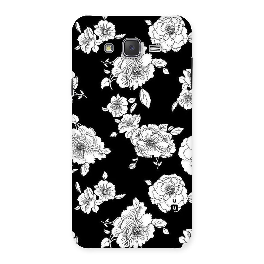 Cool Pattern Flowers Back Case for Galaxy J7