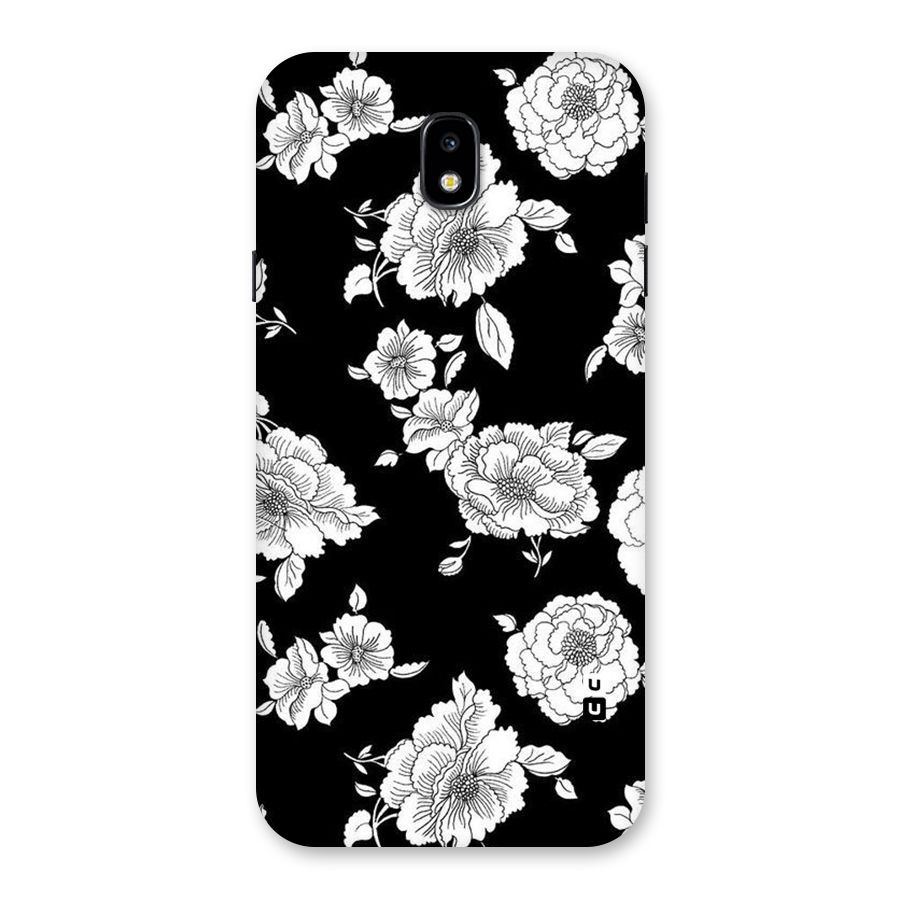 Cool Pattern Flowers Back Case for Galaxy J7 Pro