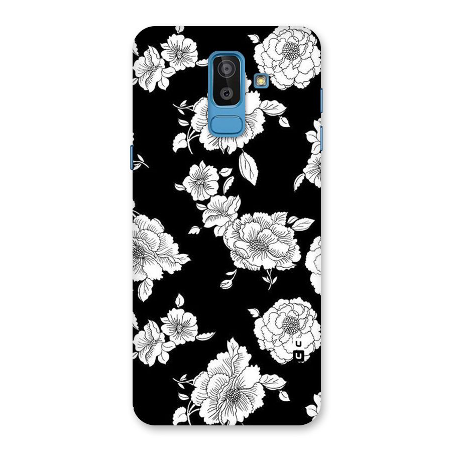 Cool Pattern Flowers Back Case for Galaxy J8