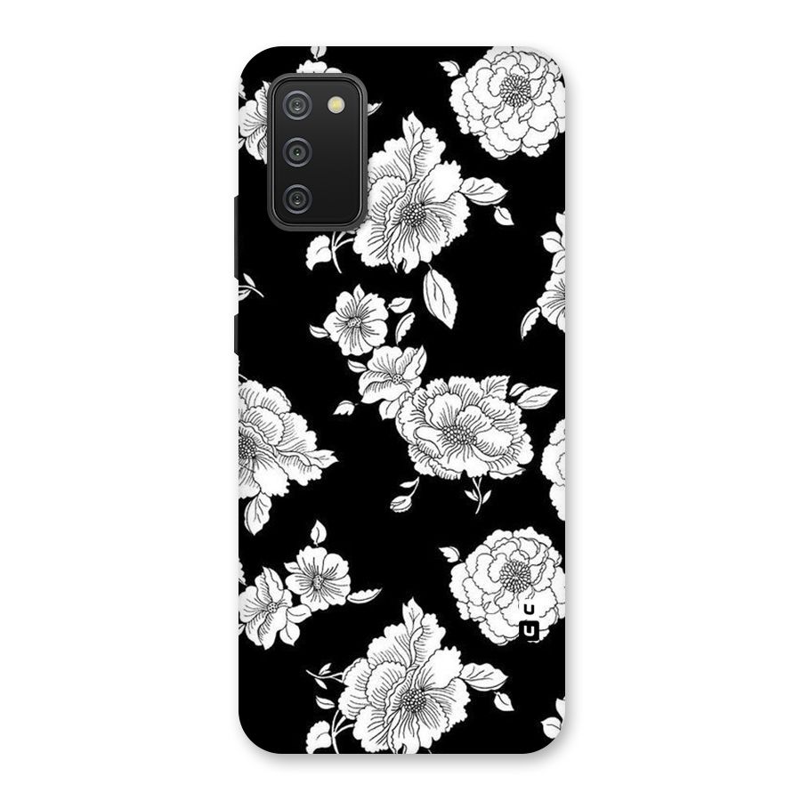 Cool Pattern Flowers Back Case for Galaxy M02s