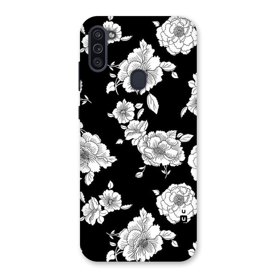 Cool Pattern Flowers Back Case for Galaxy M11