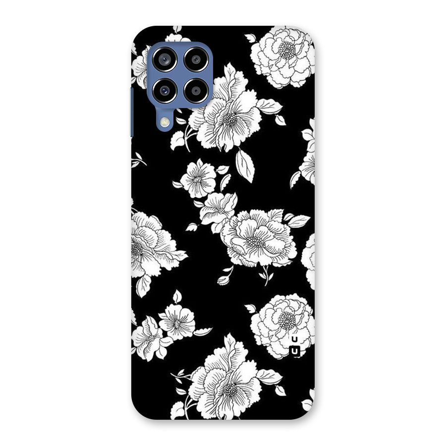 Cool Pattern Flowers Back Case for Galaxy M53 5G