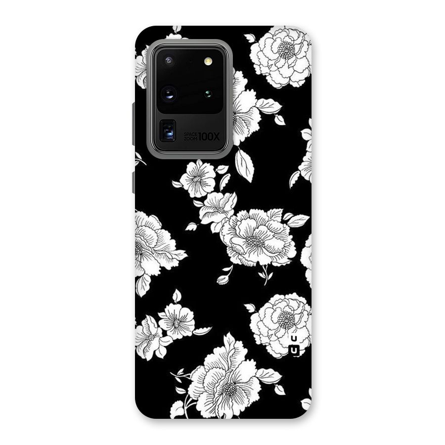 Cool Pattern Flowers Back Case for Galaxy S20 Ultra