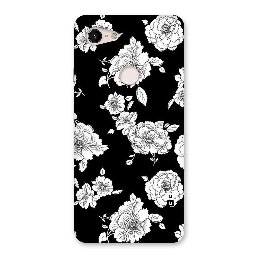 Cool Pattern Flowers Back Case for Google Pixel 3 XL