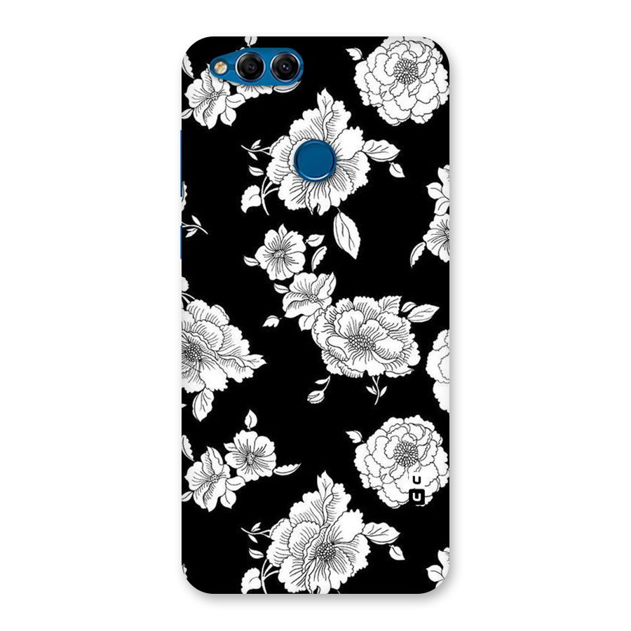 Cool Pattern Flowers Back Case for Honor 7X