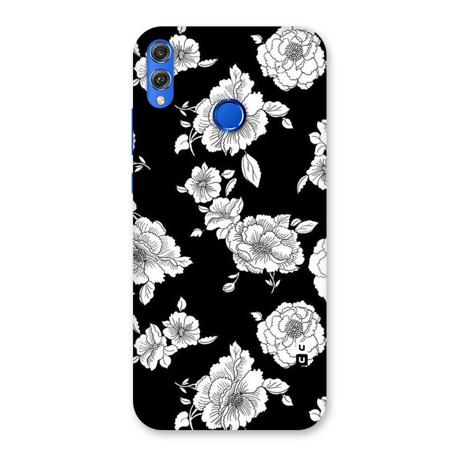 Cool Pattern Flowers Back Case for Honor 8X