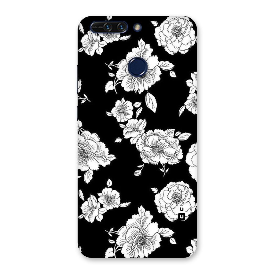 Cool Pattern Flowers Back Case for Honor 8 Pro