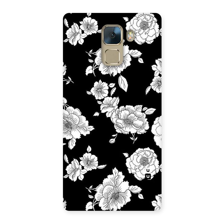 Cool Pattern Flowers Back Case for Huawei Honor 7