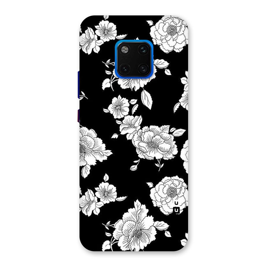 Cool Pattern Flowers Back Case for Huawei Mate 20 Pro