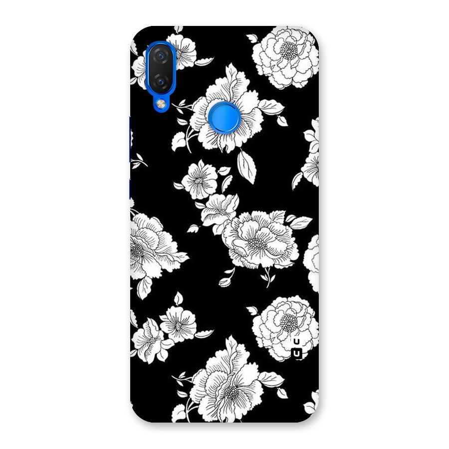 Cool Pattern Flowers Back Case for Huawei P Smart+