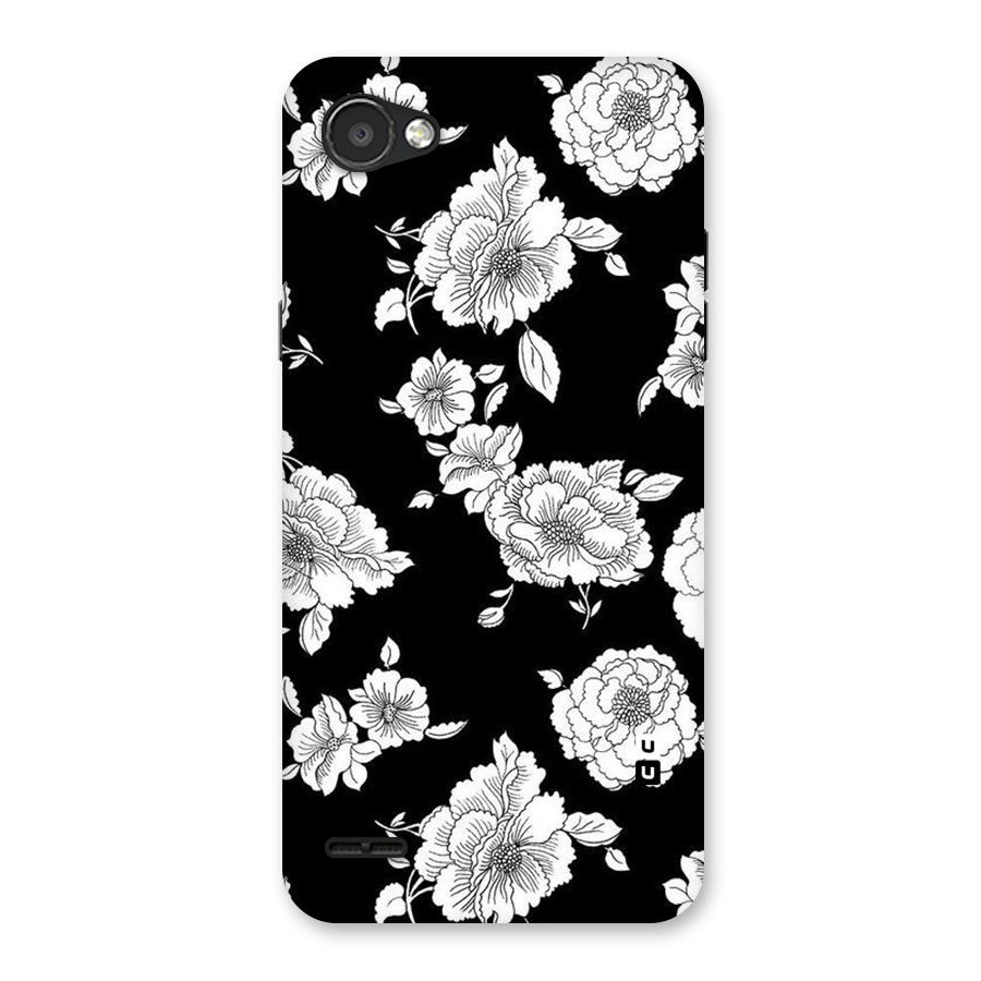 Cool Pattern Flowers Back Case for LG Q6