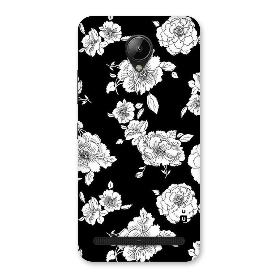 Cool Pattern Flowers Back Case for Lenovo C2