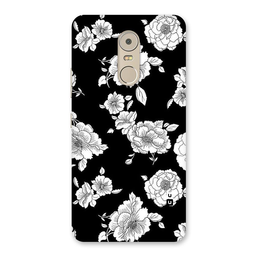 Cool Pattern Flowers Back Case for Lenovo K6 Note