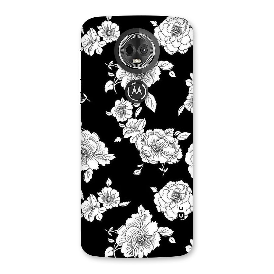 Cool Pattern Flowers Back Case for Moto E5 Plus