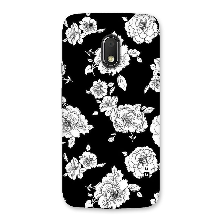Cool Pattern Flowers Back Case for Moto G4 Play