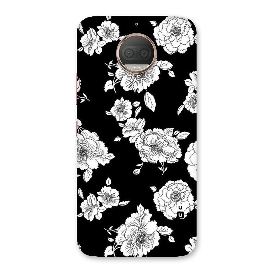 Cool Pattern Flowers Back Case for Moto G5s Plus