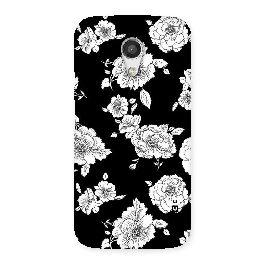 Cool Pattern Flowers Back Case for Moto G 2nd Gen