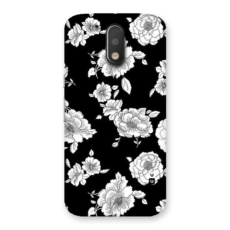 Cool Pattern Flowers Back Case for Motorola Moto G4 Plus