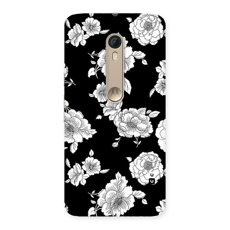 Cool Pattern Flowers Back Case for Motorola Moto X Style
