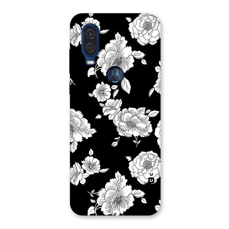 Cool Pattern Flowers Back Case for Motorola One Vision