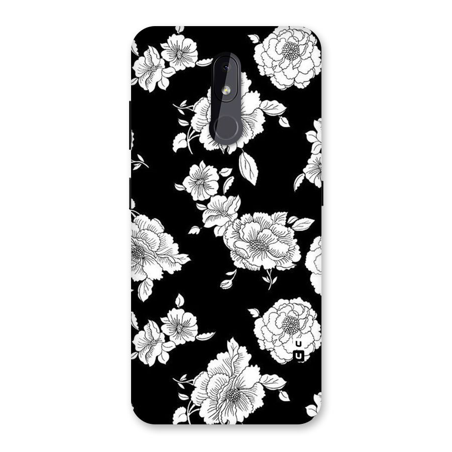 Cool Pattern Flowers Back Case for Nokia 3.2