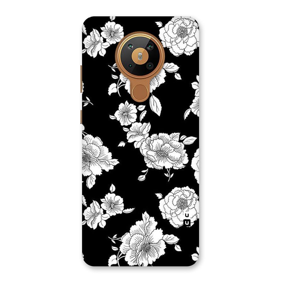 Cool Pattern Flowers Back Case for Nokia 5.3